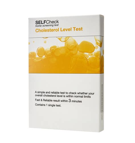 self check cholesterol test kit